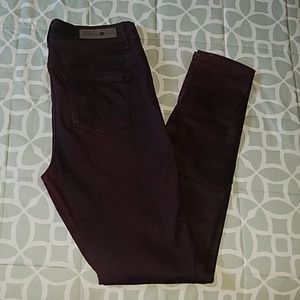 Treasure & Bond high waisted burgundy Jeans